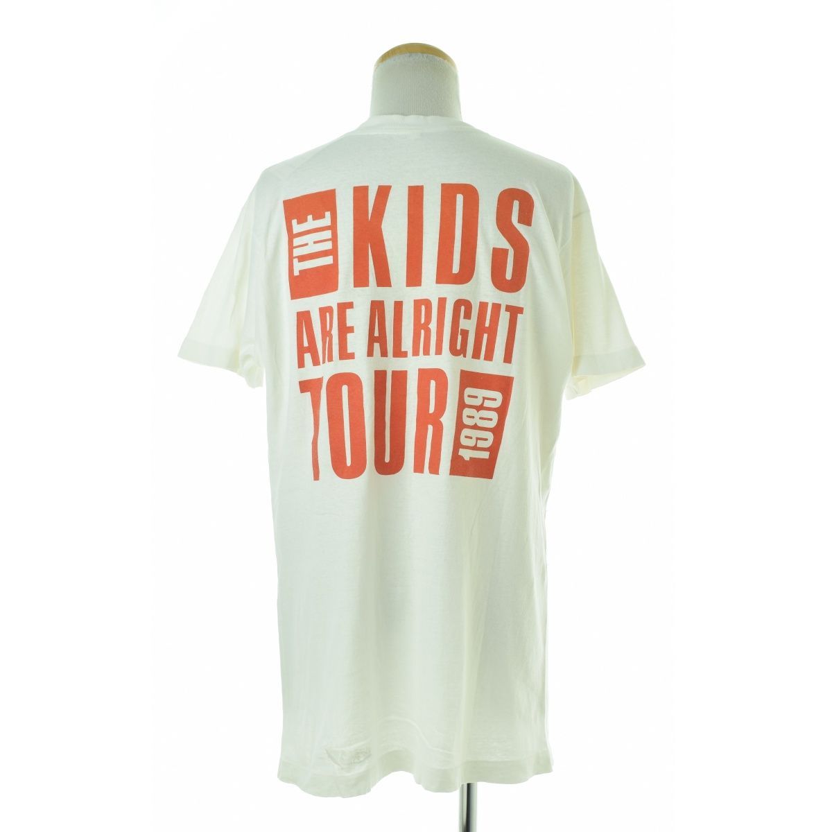 VINTAGE】80s THE WHO THE KIDS ARE ALRIGHT TOUR 1989半袖Tシャツ 