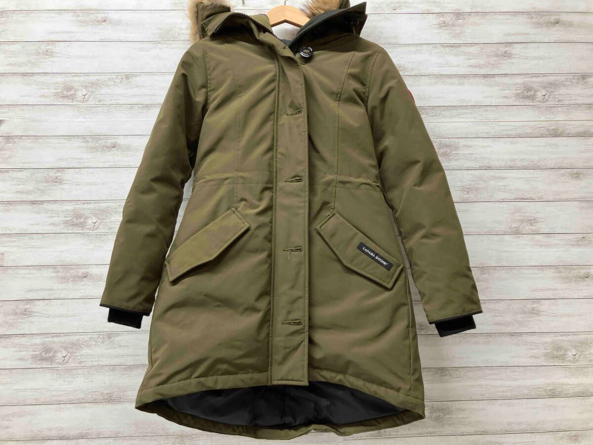 CANADA GOOSE カナダグース 2580LA|ROSSCLAIR PARKA ダウンコート カーキ S 冬