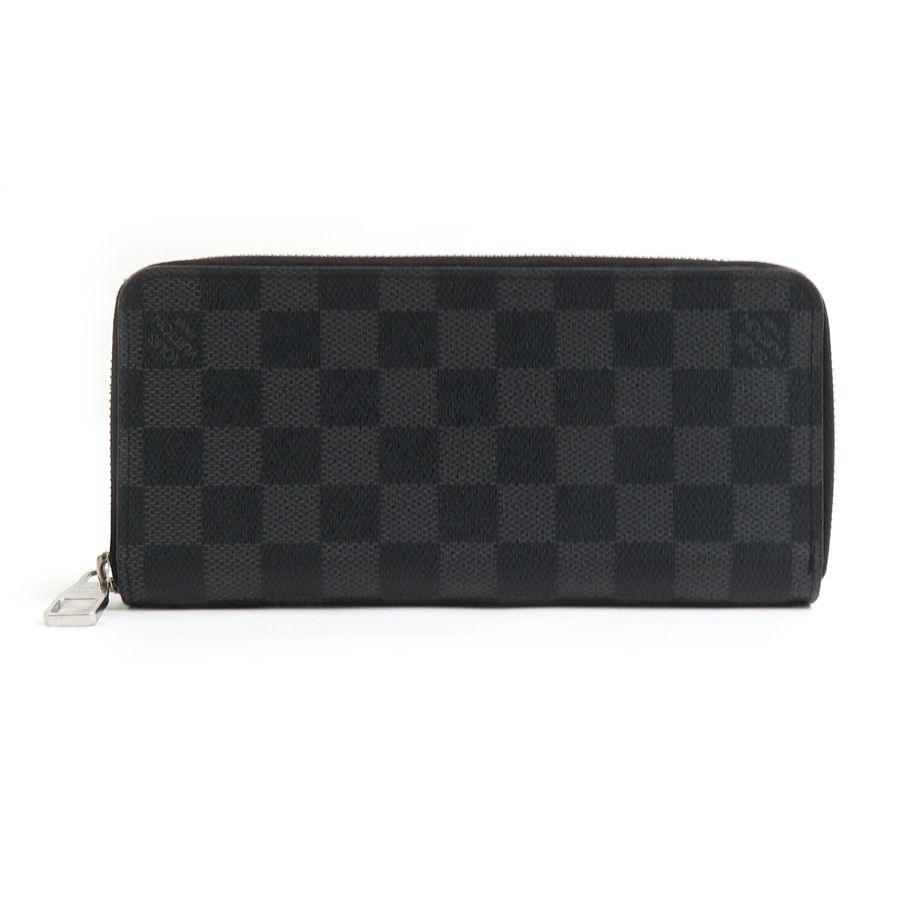 ルイ ヴィトン LOUIS VUITTON ラウンドファスナー長財布 ダミエ グラフィット ジッピーウォレット ヴェルティカル N63095