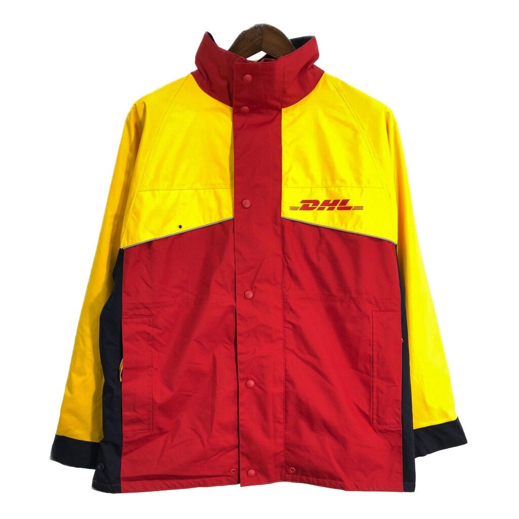 DHL オフィシャル ウィンドブレーカージャケット 企業ロゴ (メンズ L相当) 中古 古着 S4943
