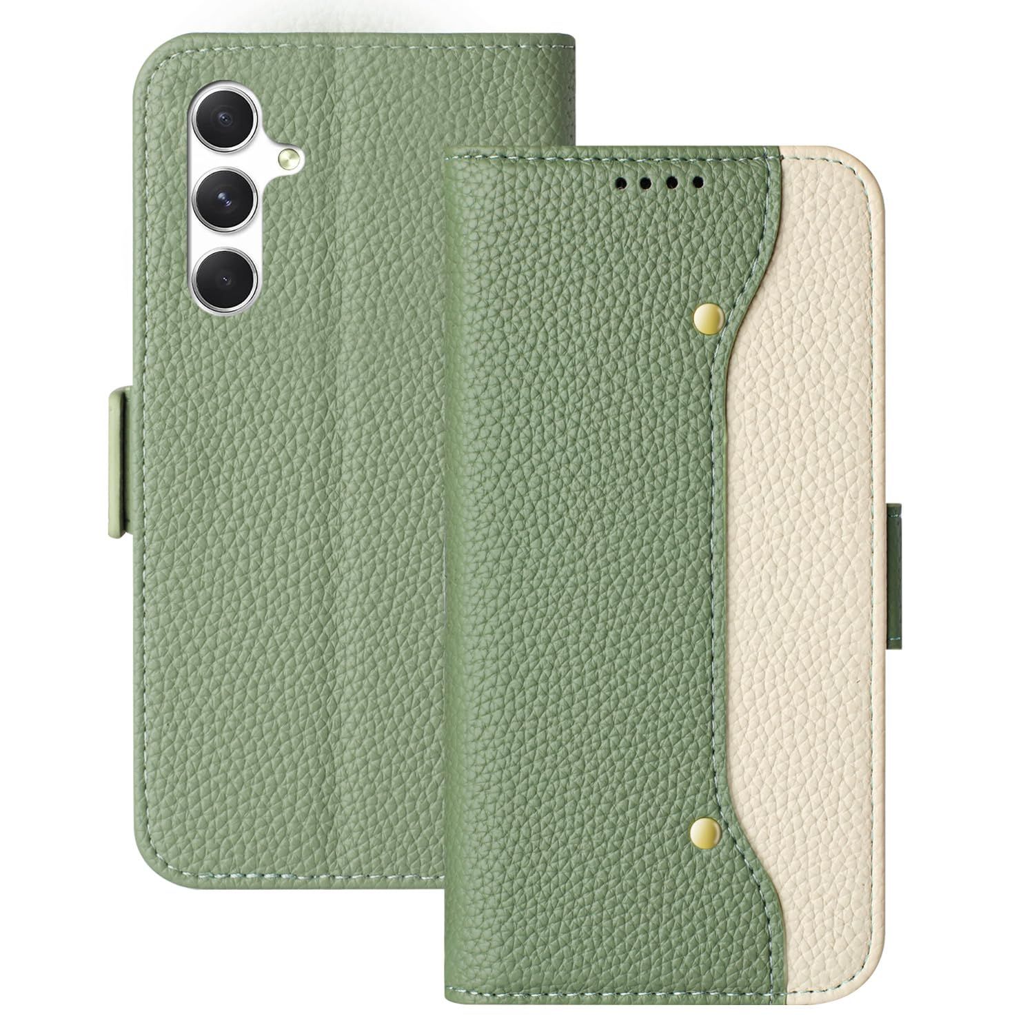 全面保護 スマホケース ケース カード収納 ケース 横置きスタンド機能 ケース 擦り傷防止 カードポケット付き カバー おしゃれ 財布型 上質な手触り S24 高級PUレザー S24 ケース(Galaxy galaxy S24 