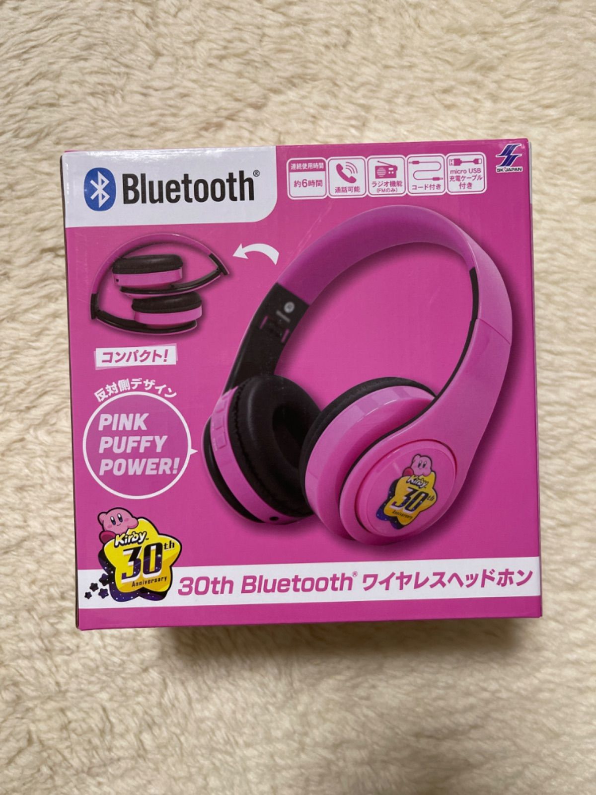 カービィ 30th Bluetooth ワイヤレスヘッドホン - ヘッドフォン