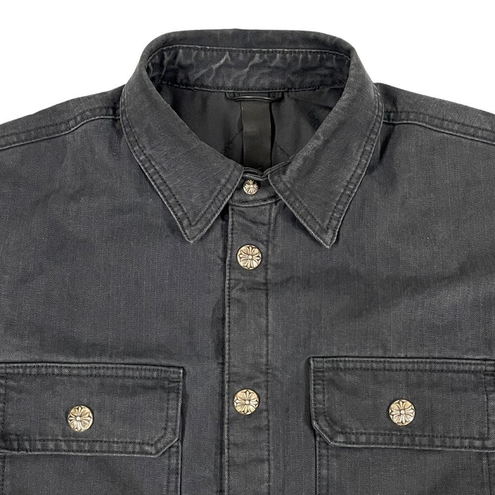 CHROME HEARTS／WORK DOG ワークドッグ ヘリンボーン 黒XL CHROME HEARTS／WORK DOG ワークドッグ ヘリンボーン 黒XL