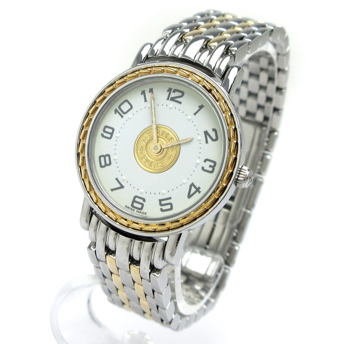 HERMES エルメス セリエ 腕時計 白文字盤 ゴールド 【公式通販】