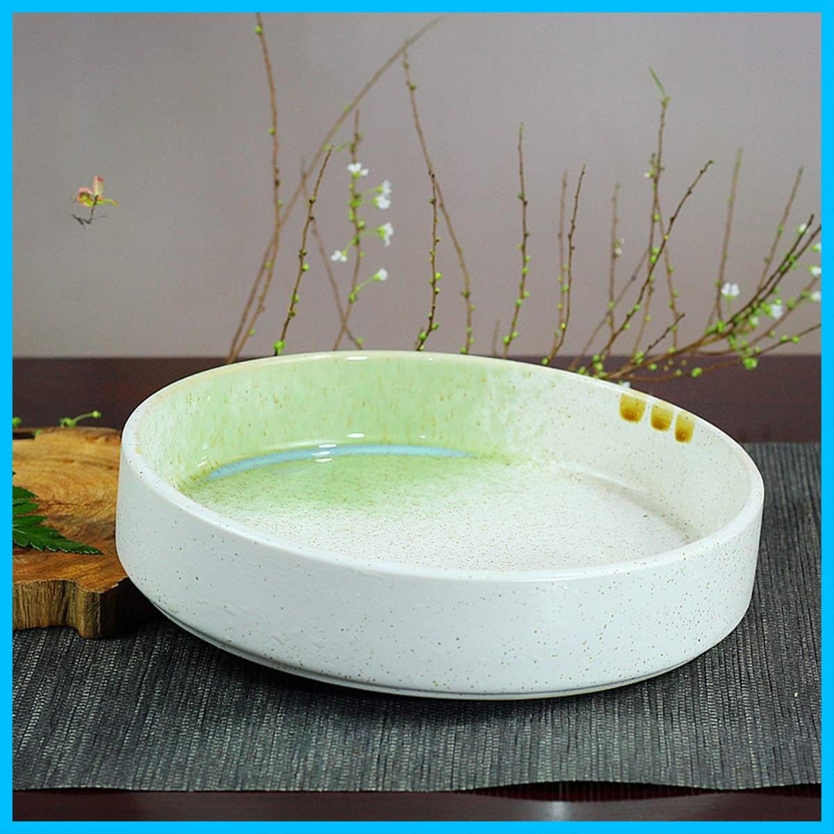 在庫処分】水盤 花器 フラワーベース - フラワーアレンジメント陶器