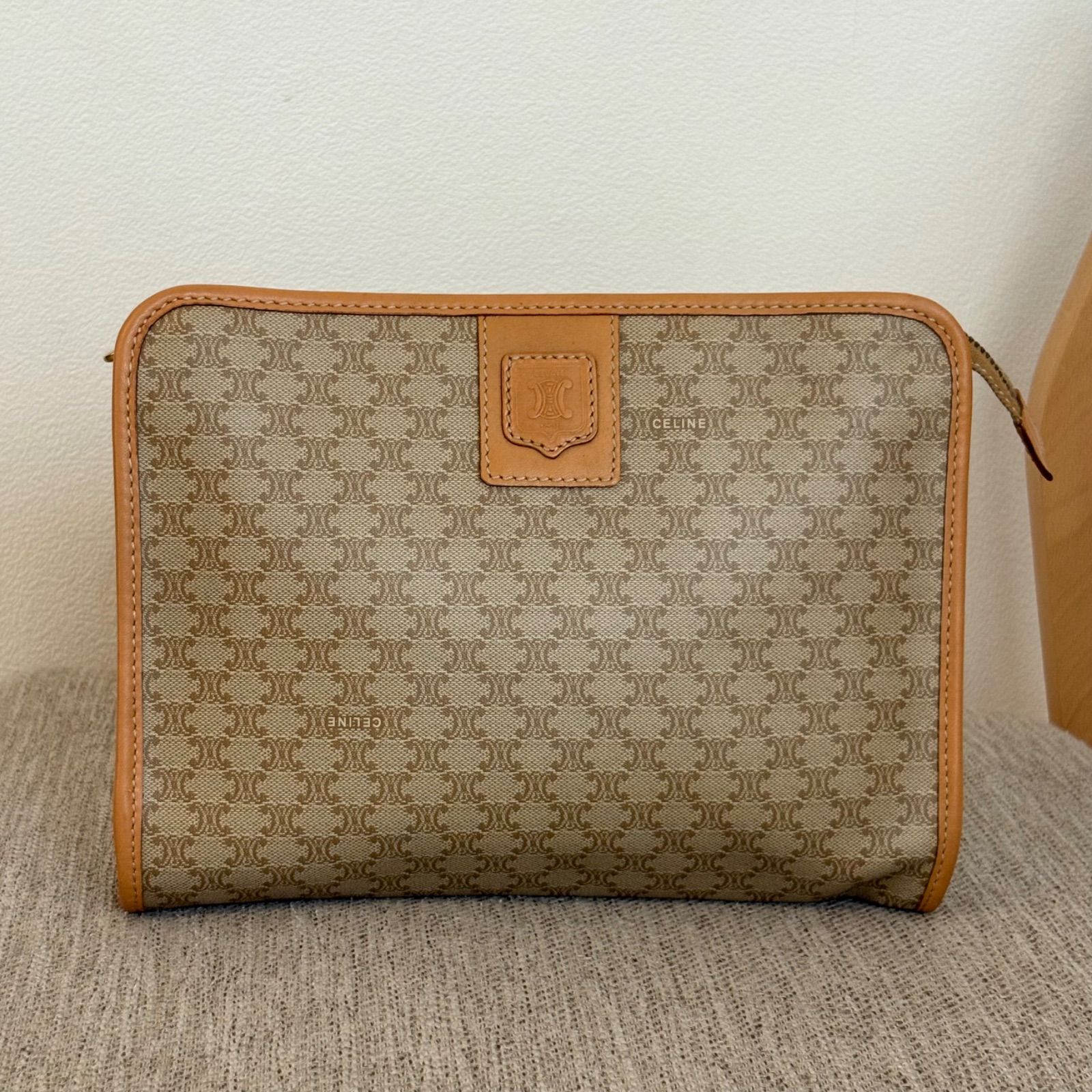 美品】セリーヌ クラッチバッグ コスメケース小物入れ セカンド