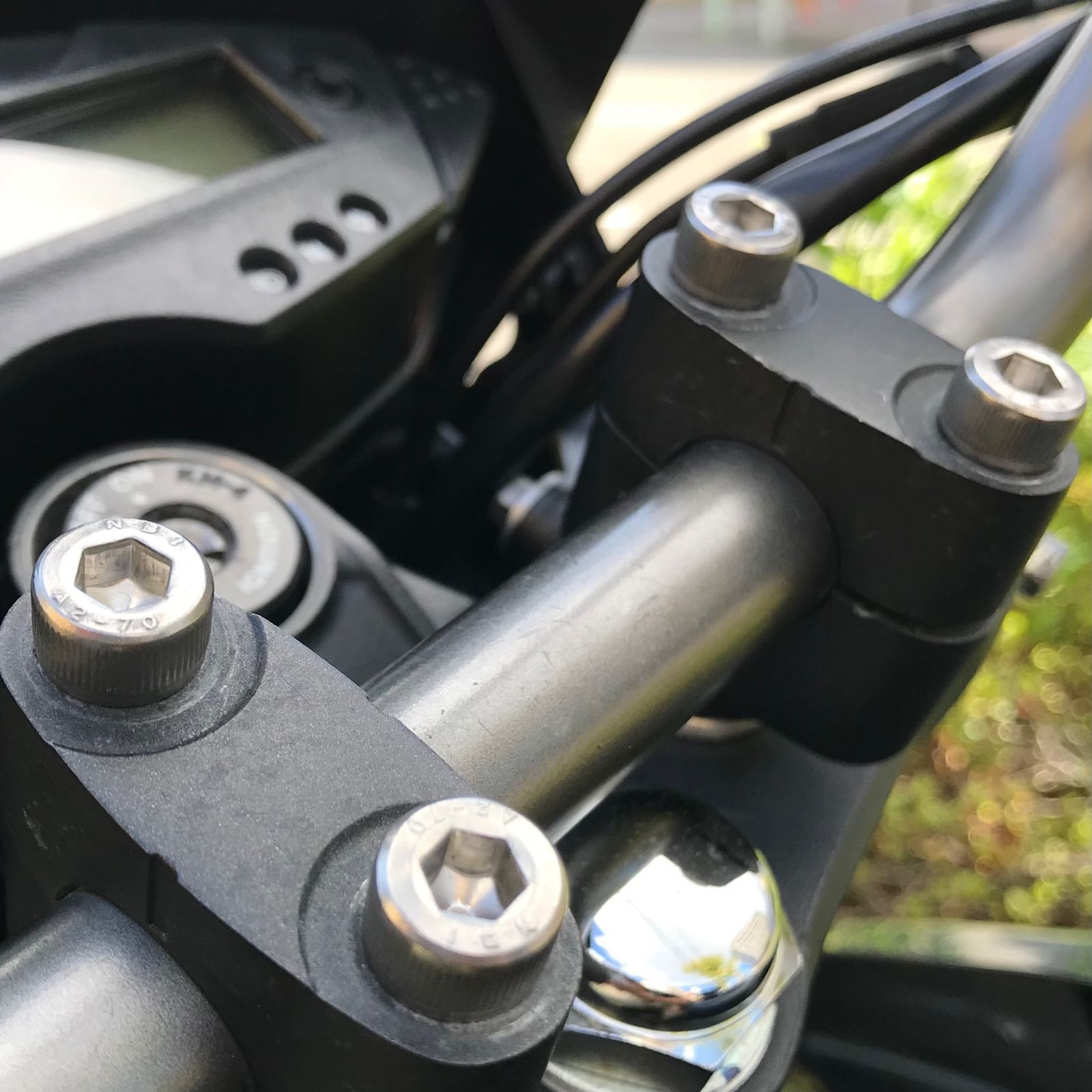 ステンレス製 ドラッグスター250 VG02J VG05J ハンドルポスト