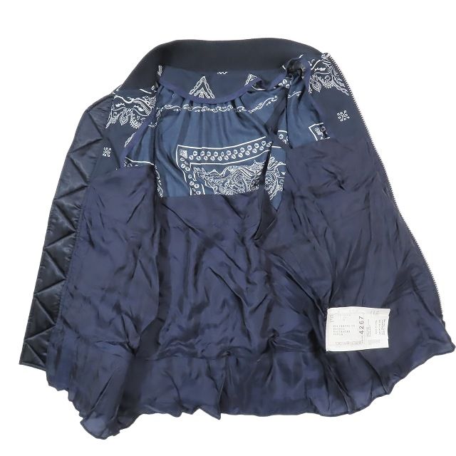 19ss サカイ sacai Bandana Print Bomber Jacket バンダナ プリント