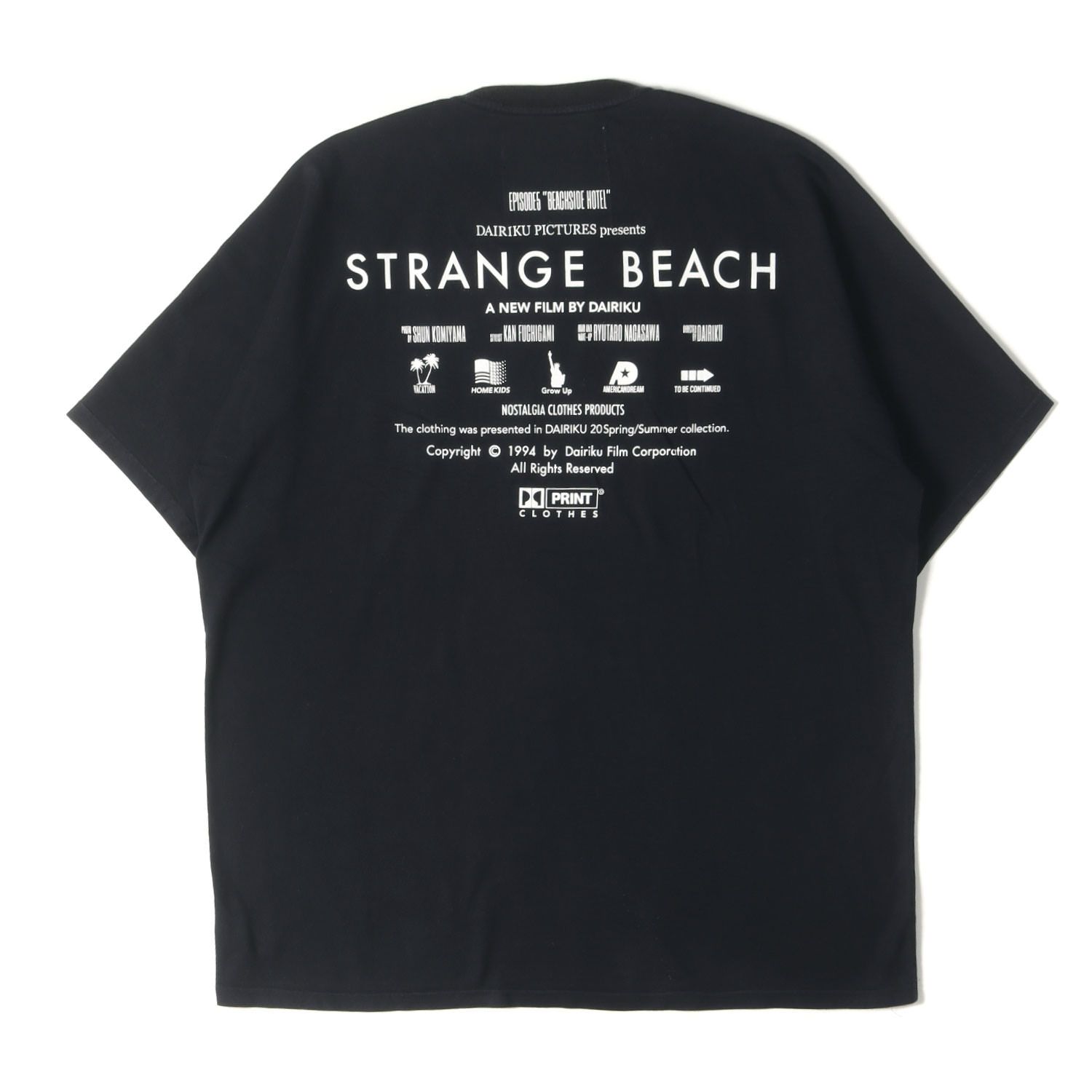 DAIRIKU ダイリク Tシャツ サイズ:L / グラフィック クルーネック T 