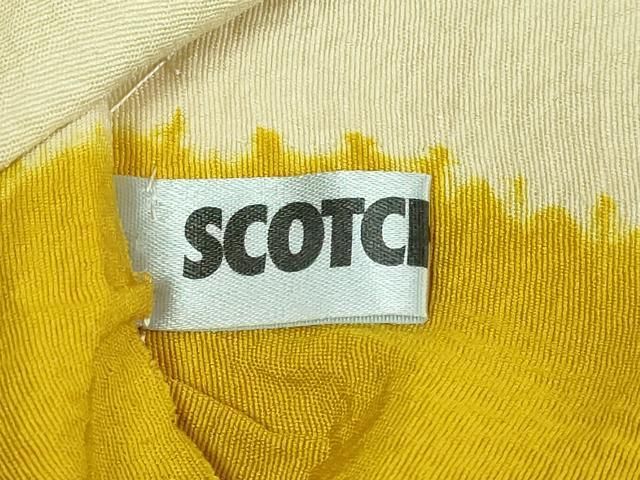 平和屋本店□極上 摺型友禅 京都 多ち花 九寸名古屋帯 雪輪鹿の子花文