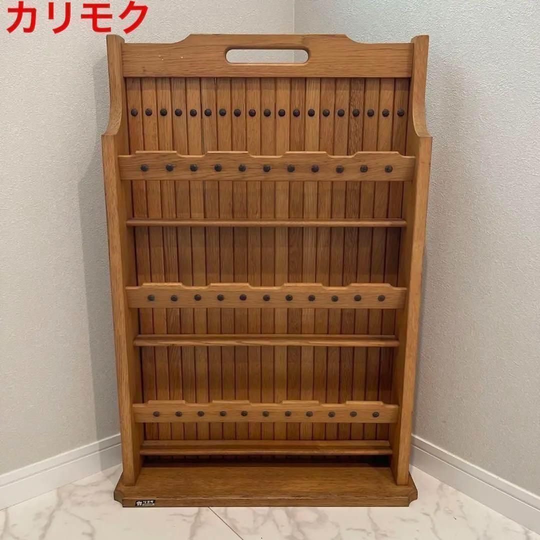オールドカリモク カントリー調 スリッパラック 昭和レトロ アジアンテイスト