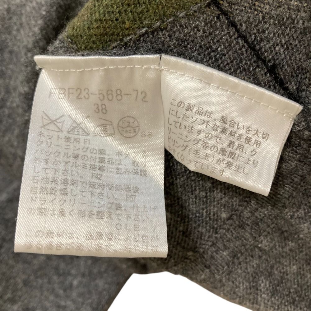 美品 BURBERRY BLUE LABEL バーバリーブルーレーベル アーガイル