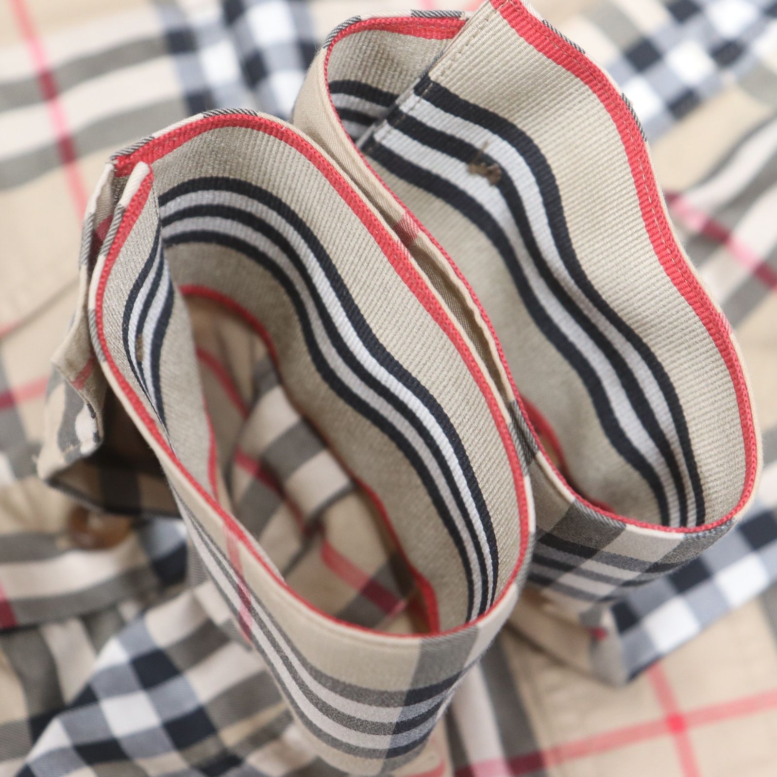 BURBERRY - IT6V8IR3V6PC BURBERRY バーバリー ノバチェック シャツ 長袖 8022285 レディース サイズ IT 34 トップス ベージュ IT6V8IR3V6PC BURBERRY バーバリー ノバチェック シャツ 長袖