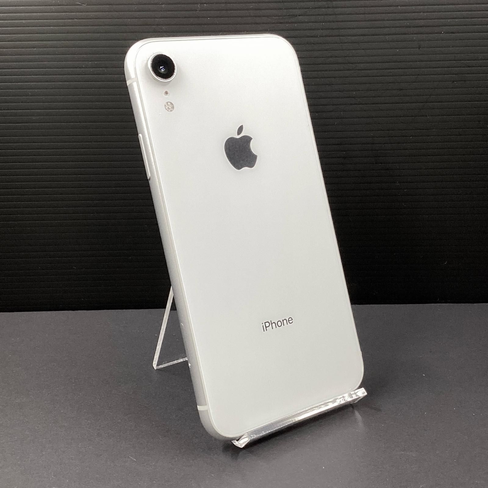 全額返金保証】【最速発送】Apple iPhone XR 256GB ホワイト docomo 