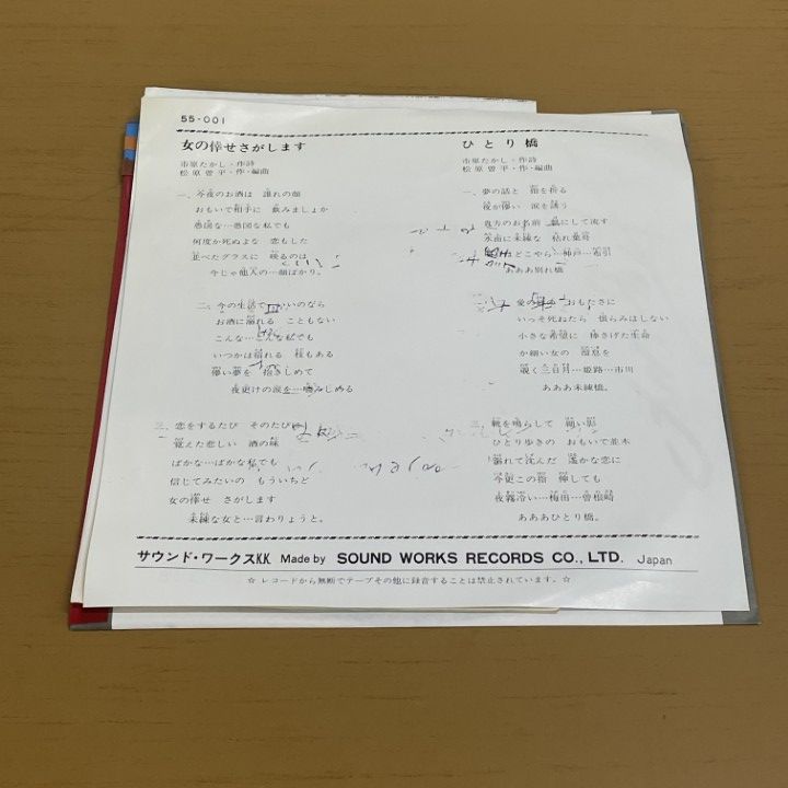 Failure レコード　サイン入り ○01)【同梱不可】【サイン入り】中村ゆう子/女の倖せさがします