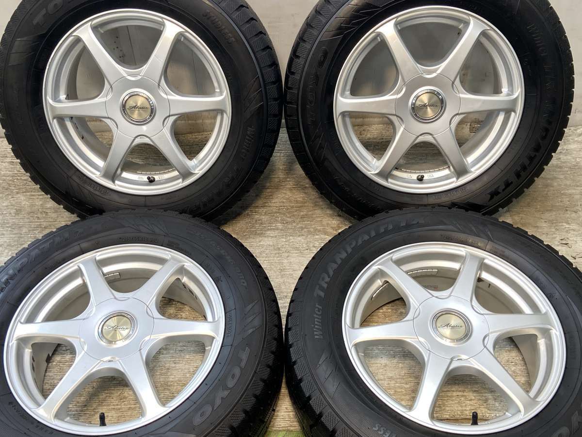 215/65R16 トーヨー ウィンター トランパス TX 2021中古2本① 【公式