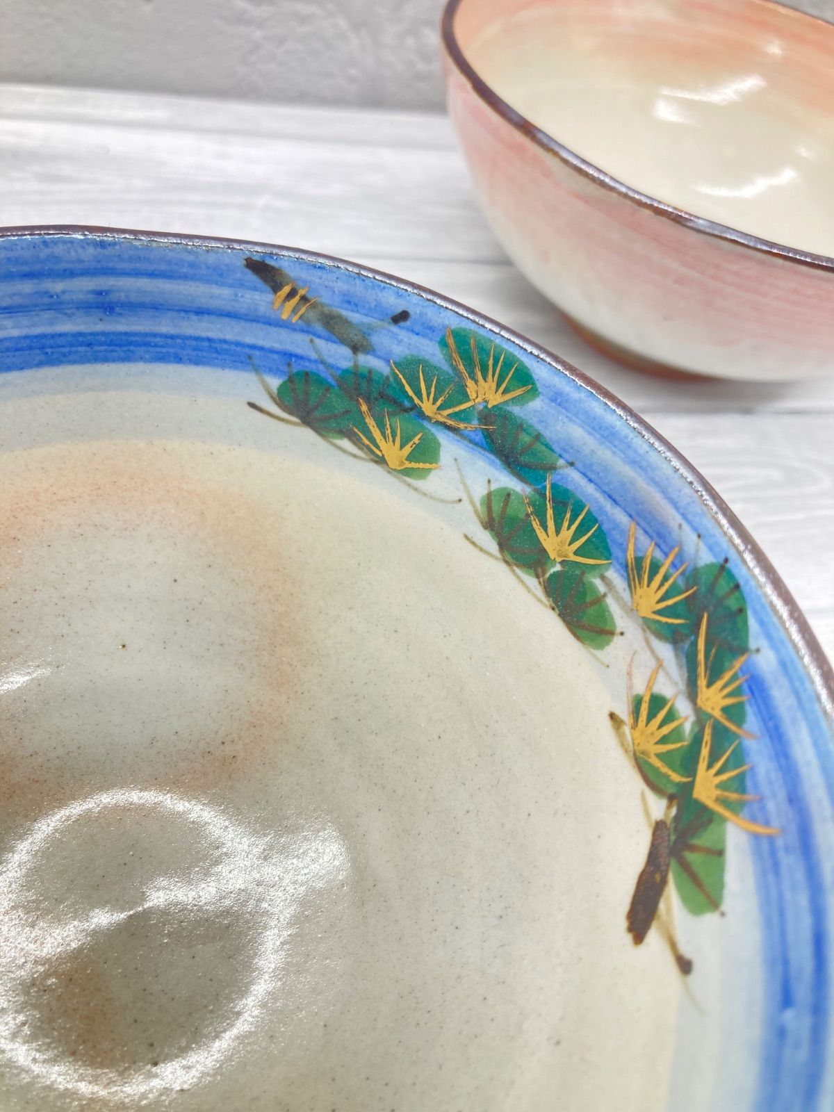 ごはん茶碗 清水焼 茶碗 手描き赤絵鳥獣戯画ごはん茶碗