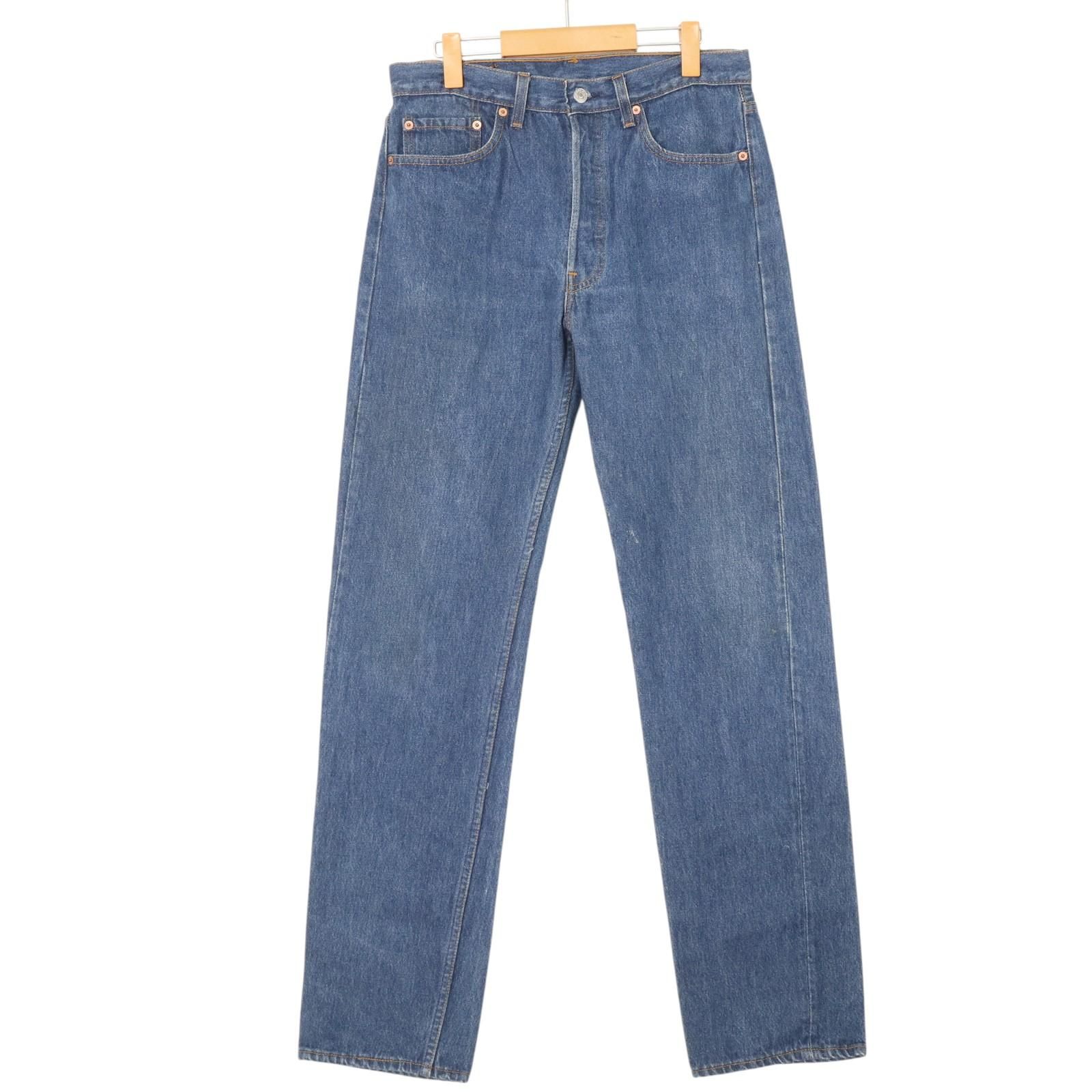90年代 Levi s リーバイス 501-0115 デニムパンツ ブルー メンズ W32 L34 古着 A5101