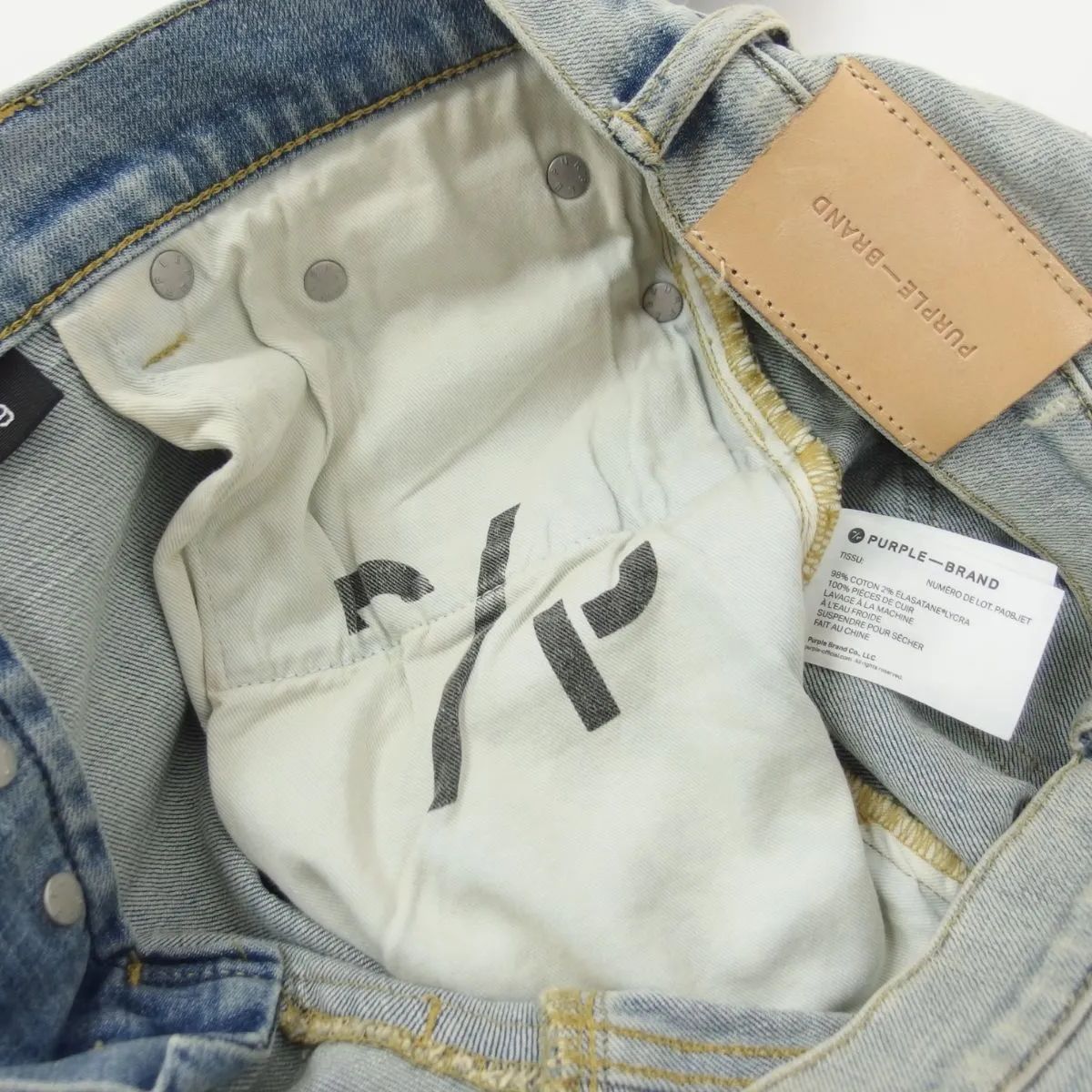 PURPLE-BRAND STYLE NO.P001 スキニーデニム 29 デニム クラッシュ 