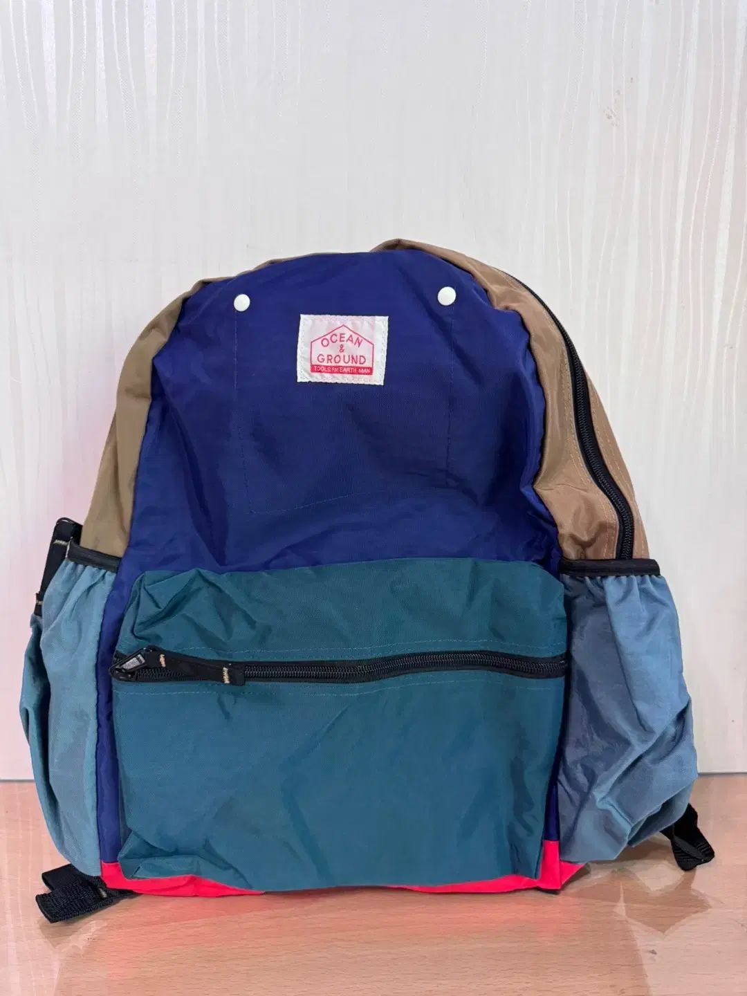 【雷市場（ポンジャン）商品韓国直送】 オーシャンu0026グラウンド DAYPACK CRAZY バッグ 青 L サイズ 出品