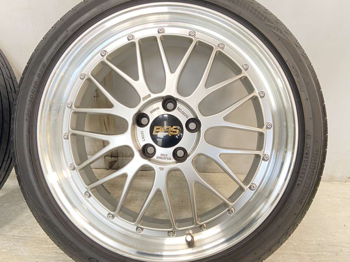 235/40R19 ブリヂストン レグノ GR-X2 BBS LM220 LM257 19x8.5 43