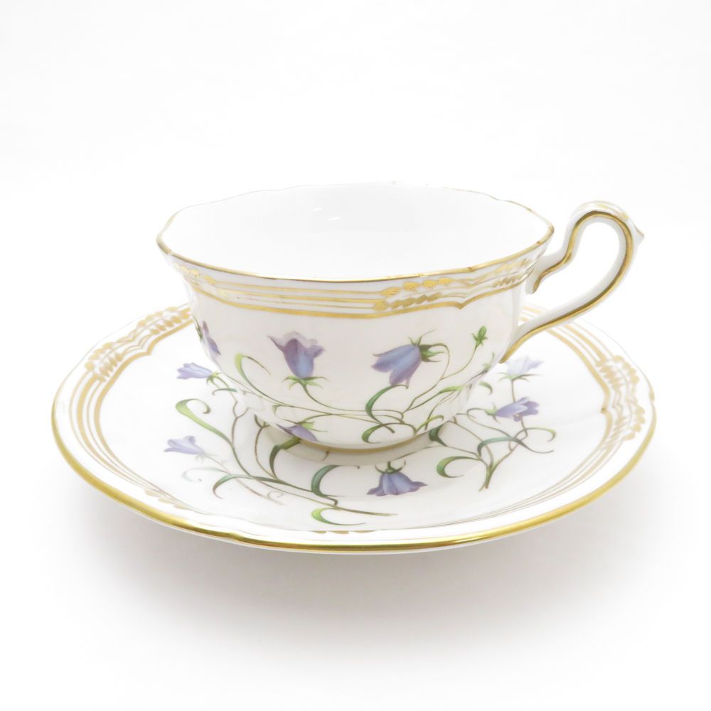 難有 SPODE スポード カンパニュラ ティーカップ＆ソーサー レア 希少 CAMPANULA SY10443F - メルカリ