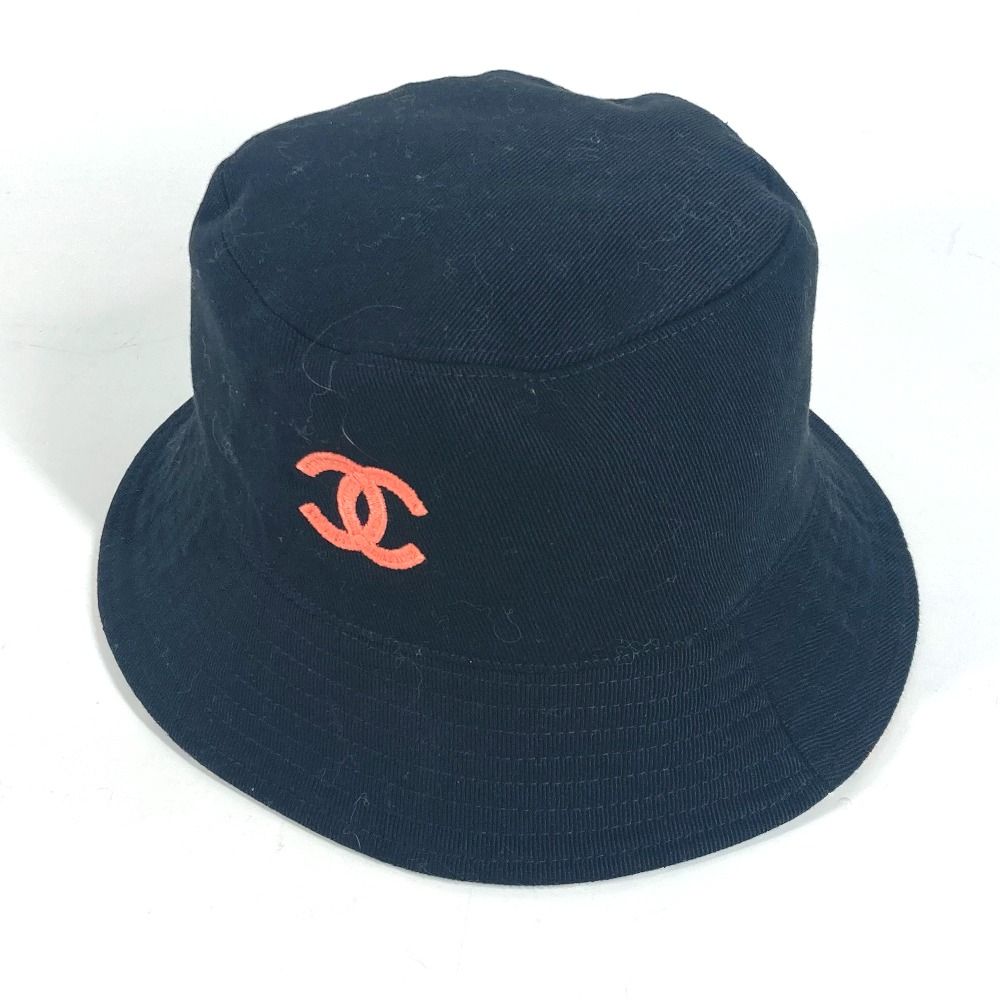 CHANEL シャネル ハット リバーシブル バケットハット コットン