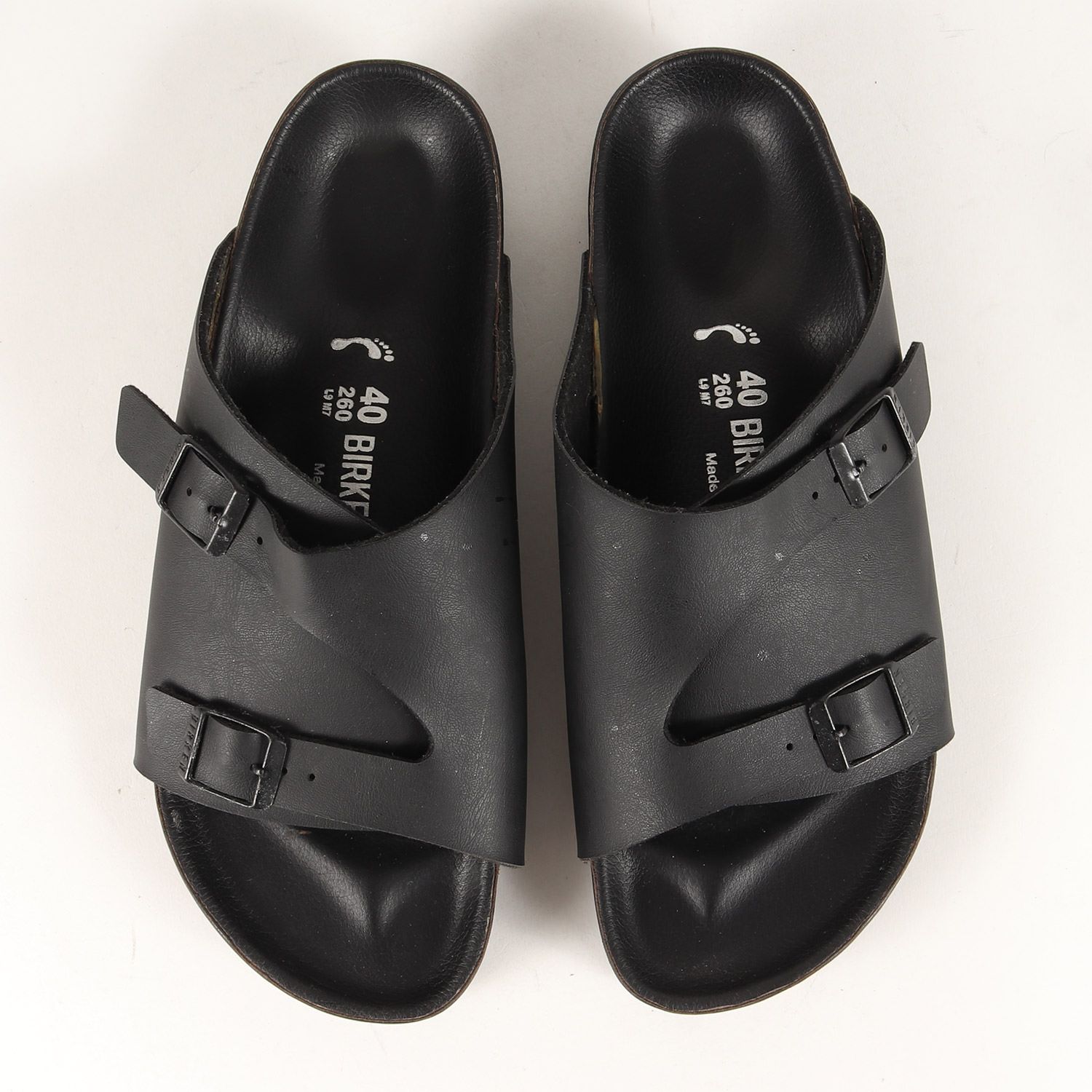 BIRKENSTOCK ビルケンシュトック サイズ:40(26.0cm) BEAUTY&YOUTH 別注 レザー チューリッヒ サンダル Zurich  BY ビューティー&ユース ユナイテッドアローズ ブラック 黒 ドイツ製 コラボ シューズ - メルカリ