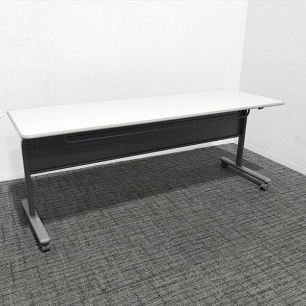 会議テーブル フラップ式 SE-N型 幕板付 内田洋行 ウチダ グレイ WWW_KANDAIZUMI_COM