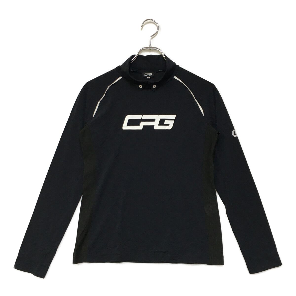 coco 中古 シーピージーゴルフ CPG GOLF レディース 長袖シャツ 2(M) 黒 ブラック 襟付き UVカット 中古 レディース シーピージーゴルフ CPG GOLF 長袖シャツ 2(M