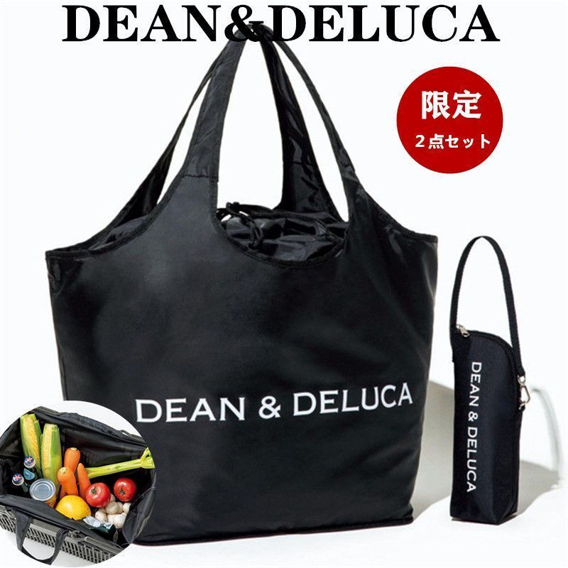 DEAN & DELUCA ディーン＆デルーカ トートバッグ 二点セットGLOW(グロー) 折り畳みバッグ 雑誌付録バッグ 保冷 保温バッグ 大人気  - メルカリ