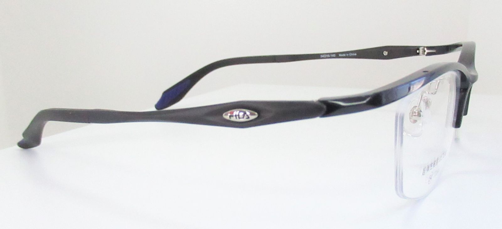 度付き メガネ FILA フィラ スポーツ ハーフリム ナイロール スクエア 大きい 幅広 度あり 度入り 近視 乱視 度なし 男性 メンズ おしゃれ かっこいい FILA フィラ メガネフレーム 眼鏡フレーム ハーフリム