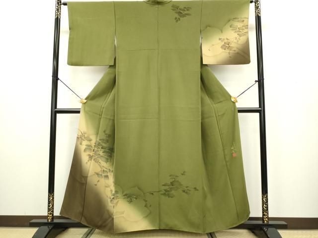 平和屋着物○京の匠日展作家 丹下雄介 小紋 舞花文 暈