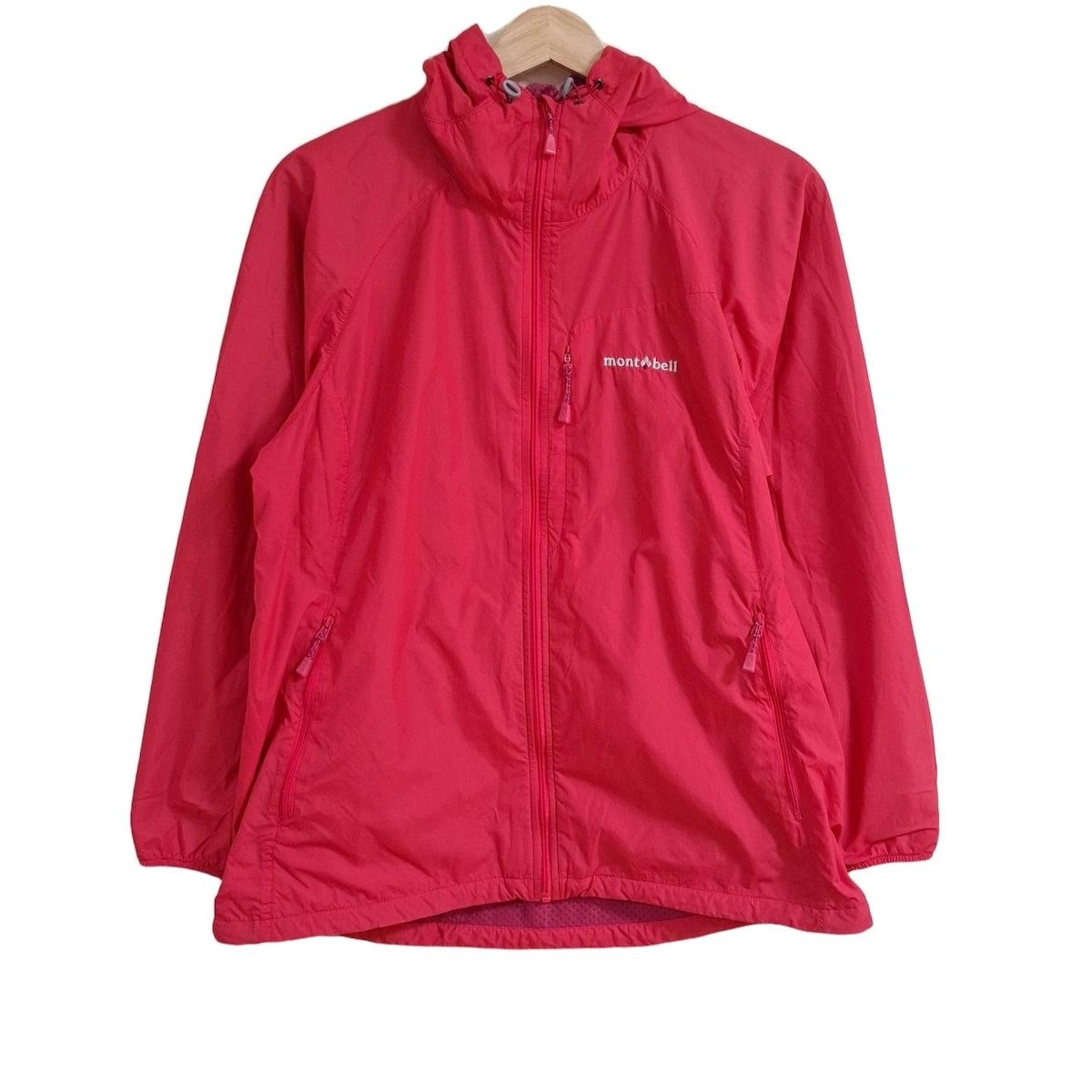 mont-bell モンベル ブルゾン サイズL-W レディース レッド 秋物|ジップアップ
