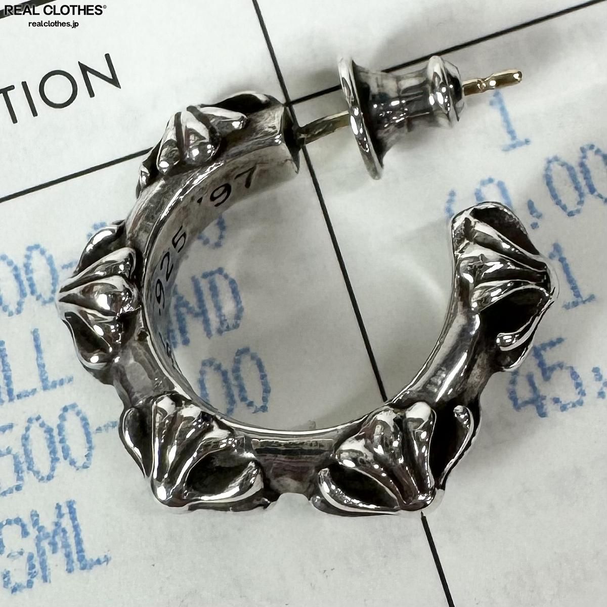 クロムハーツ フープピアス インボイス原本付き （Chrome Hearts