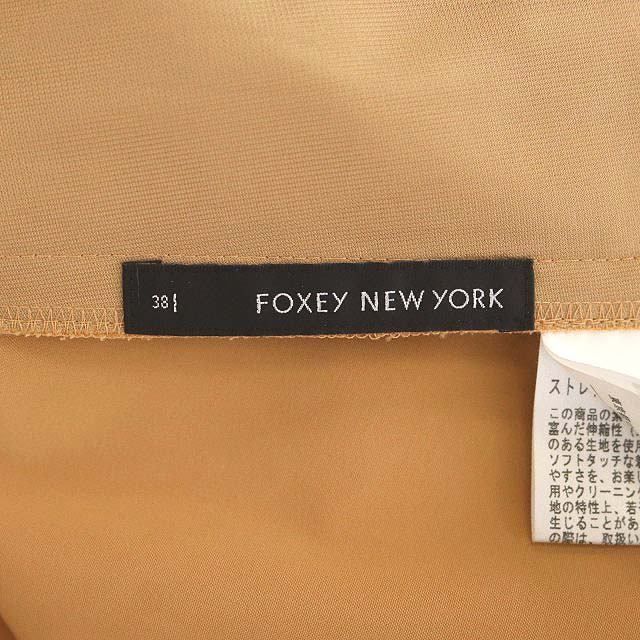 フォクシーニューヨーク FOXEY NEW YORK 襟付きワンピース ロング 半袖 ...