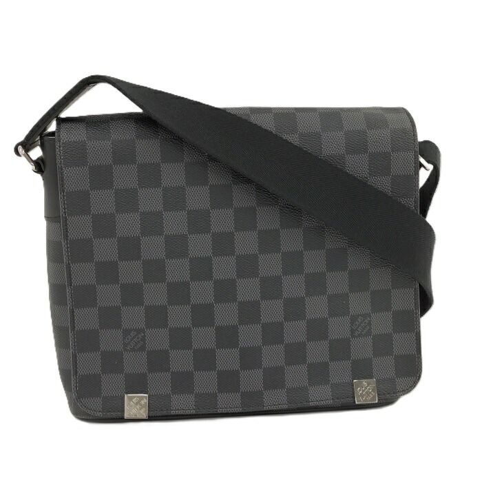 LOUIS VUITTON ディストリクトPM NM ショルダーバッグ ダミエ グラフィット N41029