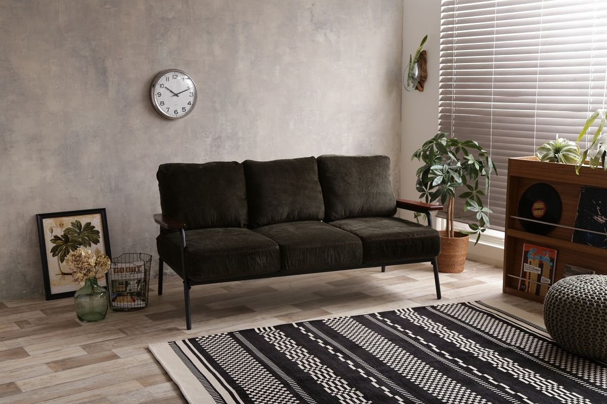 3人掛け】Basquiat corduroy 3人掛コーデュロイソファ