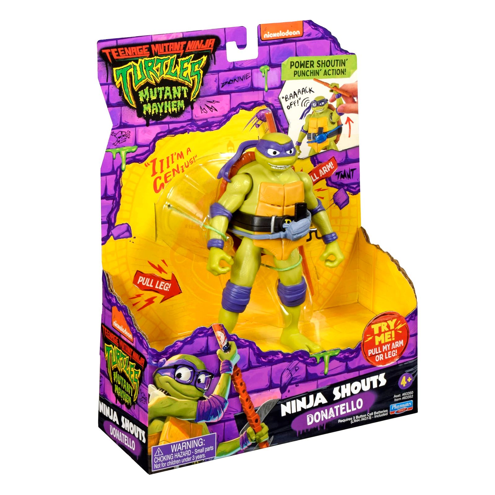 ミュータントタートルズ　マミー　ドナテロ　プレイメイツ プレイメイツ タートルズ ミュータント・パニック！TMNTドナテロ