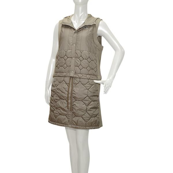 ムニタルプ MUNITALP レディース 秋冬 軽量ソフトタフタ収縮キルト4wayロングベスト サイズ40 005-65110