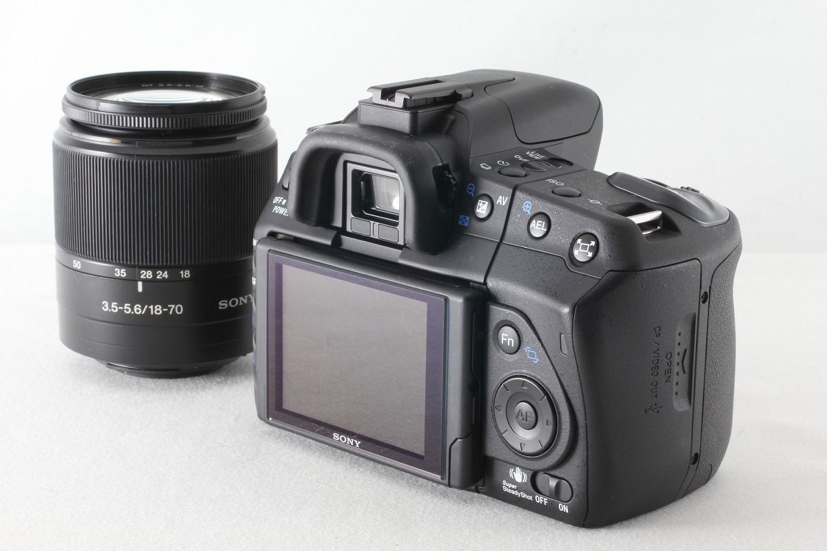 ソニー Sony α300 DSLR-A300K ズームレンズキット ブラック 付属品満載◇45439