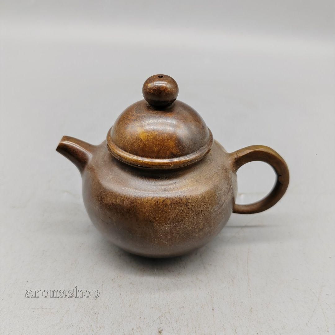 銅製 百福壺 茶壺 水筒 茶道具 煎茶器 装飾品 工芸品 置物