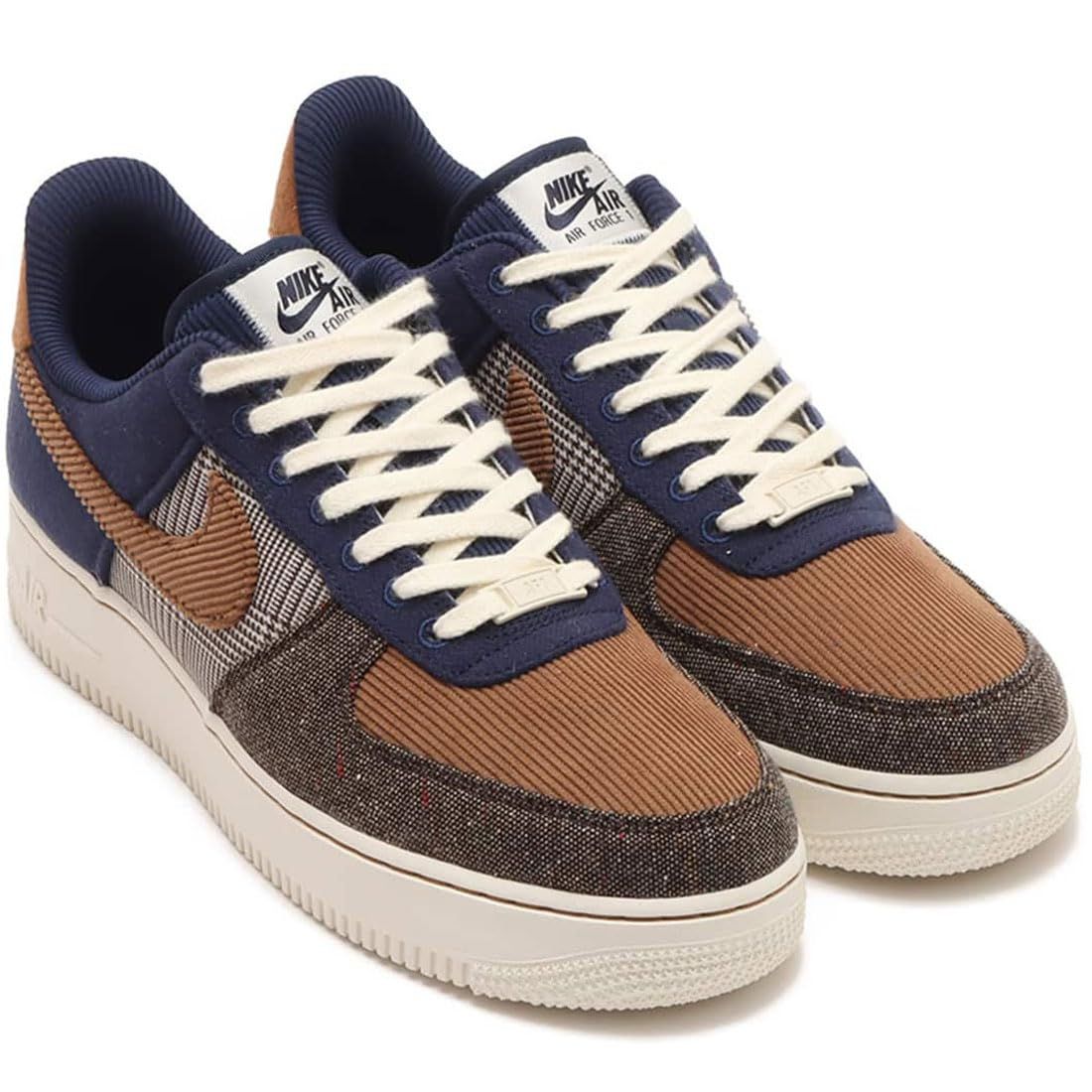 ナイキ エア フォース 1 07 AIR FORCE 1 07 PRM ミッドナイトネイビー|ペールアイボリー|バロックブラウン FQ8744-410 日本国 ミッドナイトネイビー|ペールアイボリー|バロックブラウン 26.5 cm