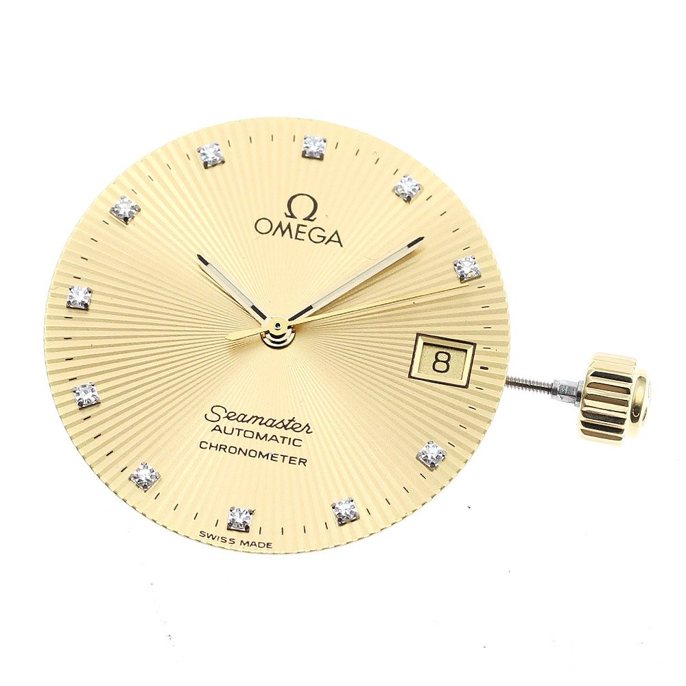 オメガ OMEGA シーマスター デイト 11Pダイヤ cal.1109 ムーブメント  