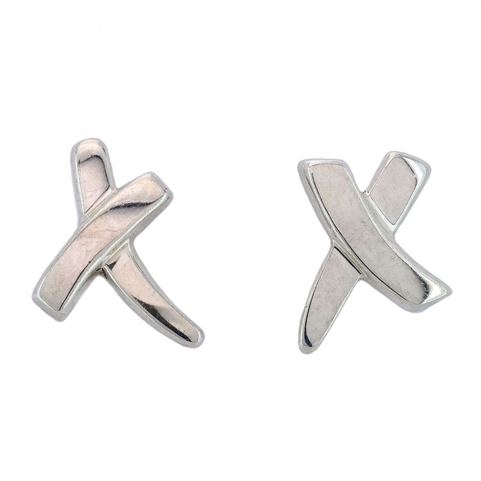 ティファニー　X キス　ピアス　シルバー925 両耳 Tiffany＆Co キスクロスピアス両耳
