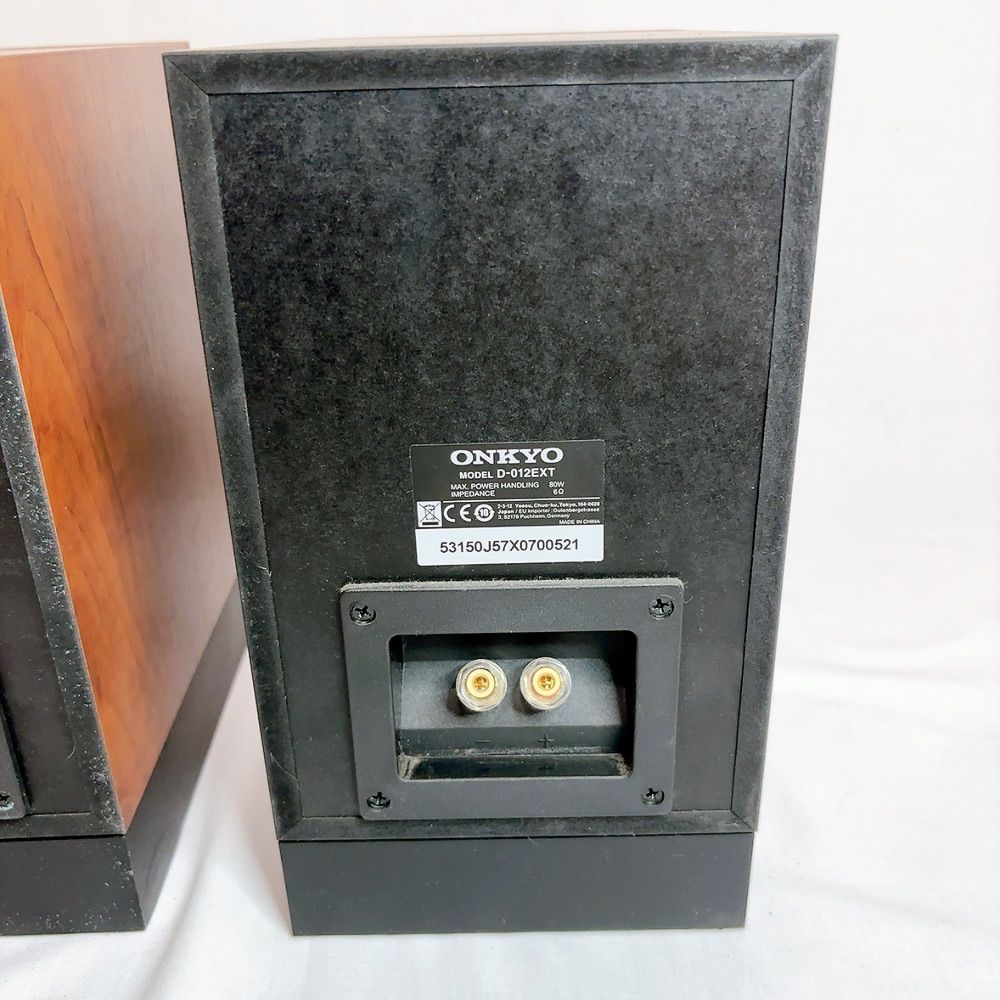 極美品】ONKYO ブックシェルフ型バスレフスピーカー D-012EXT シリアル