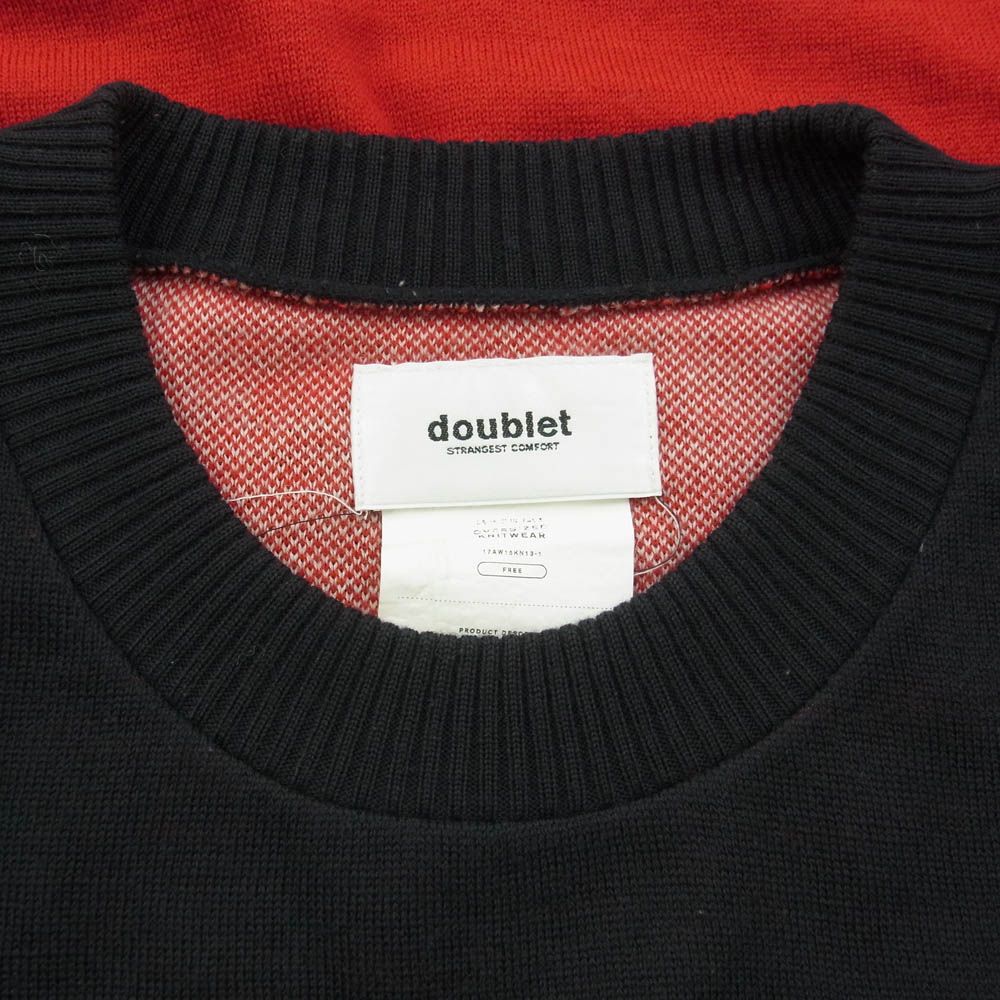 ダブレット doublet 17AW 17AW15KN13-4 SHRUNK OVERSIZED KNITWEAR