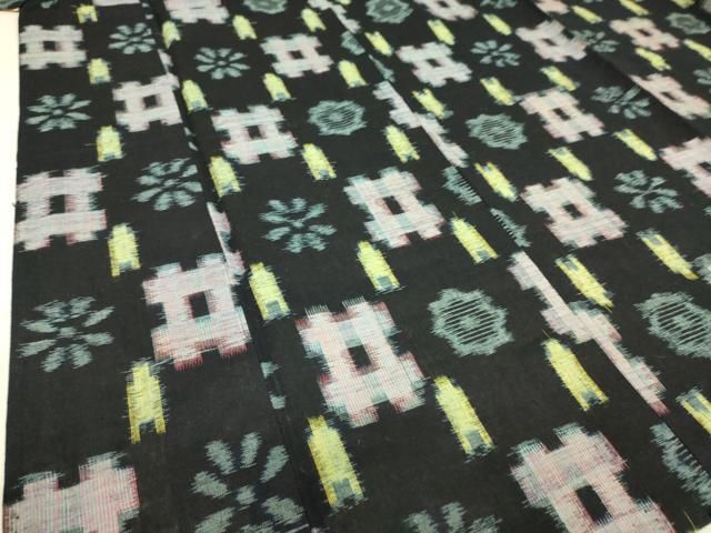 平和屋着物▽久留米絣 単衣 綿 絣花文 逸品 DAAQ3573az - メルカリ