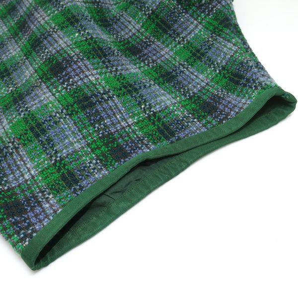 Drawer ツイード フレアスカート 6524-299-1378 フリンジ切り替え