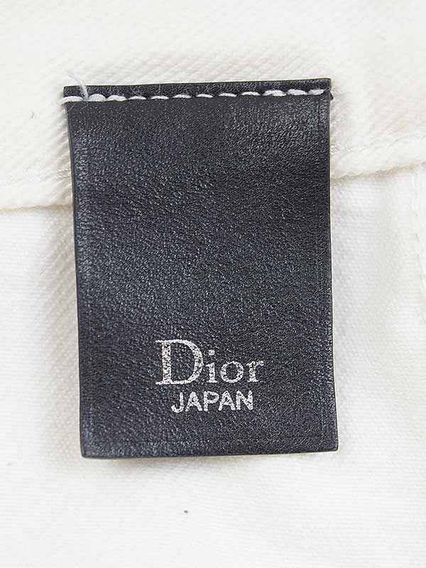 Dior HOMME ディオールオム コットンデニムパンツ ホワイト 27 - メルカリ